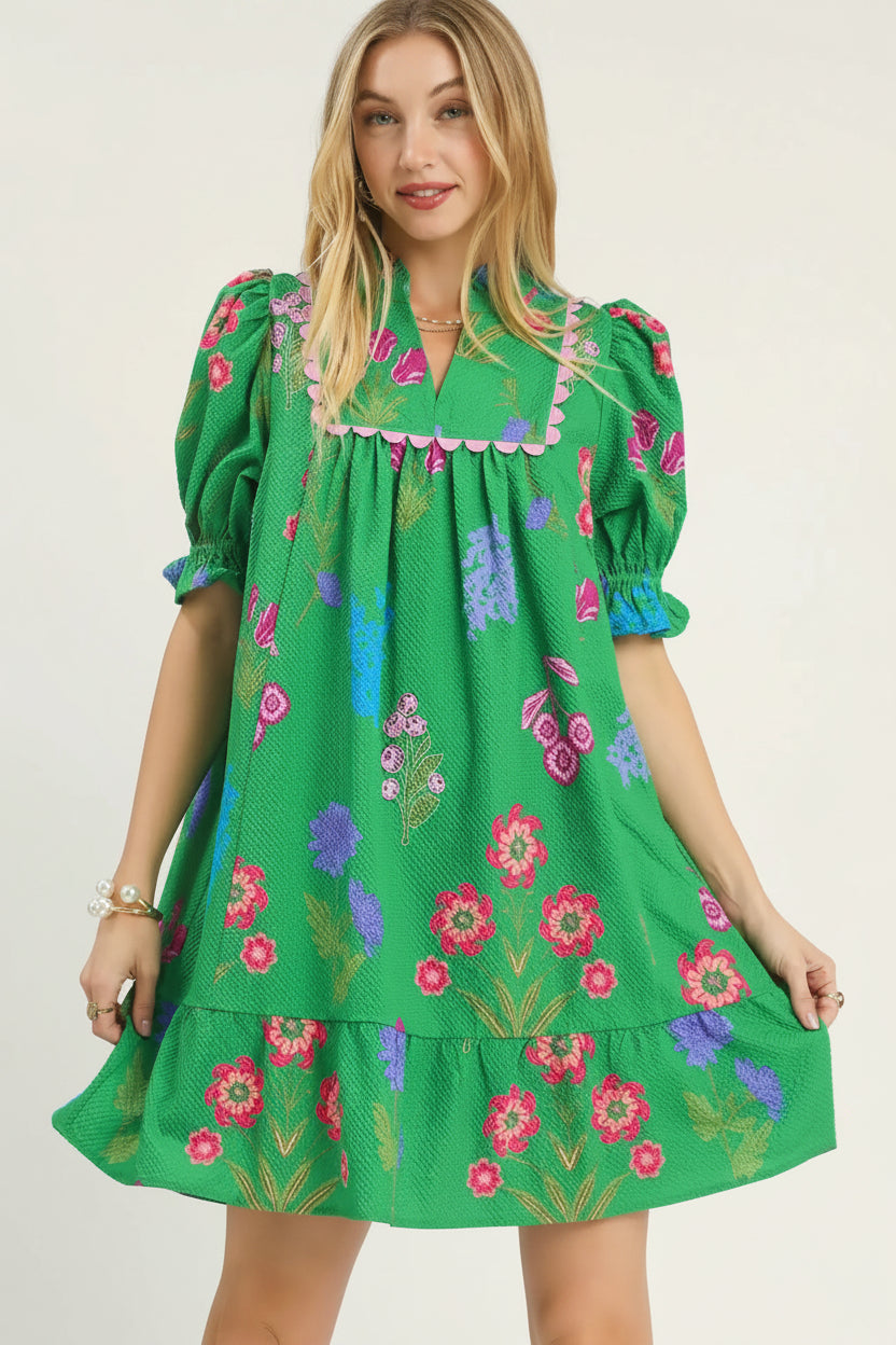Umgee textured floral dresses