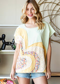 Oli and Hali LOVE heart patchwork top