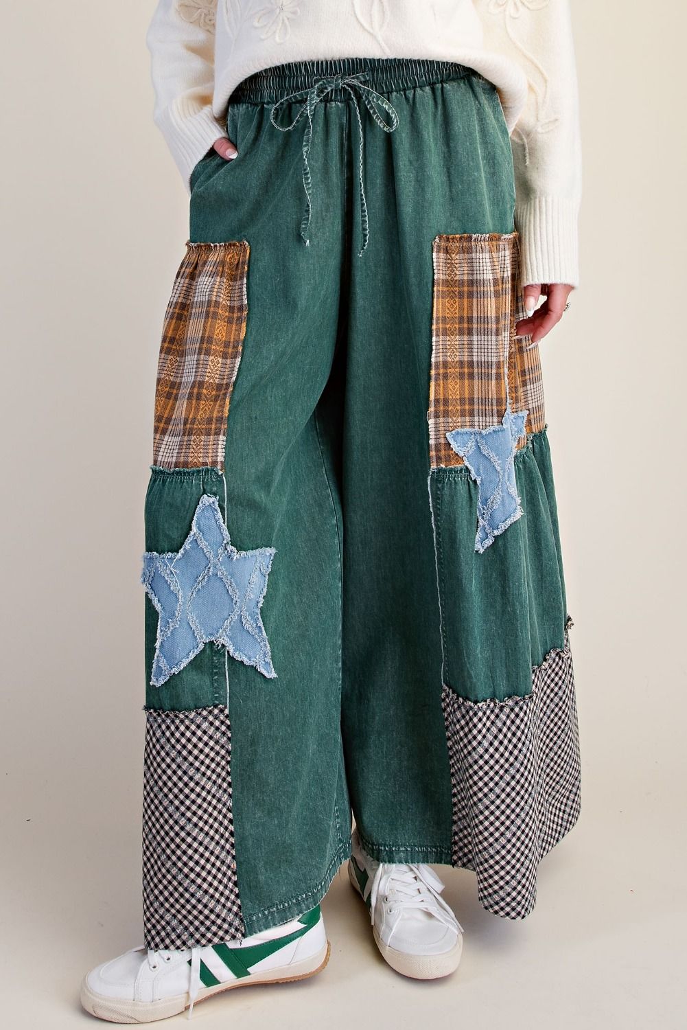 EASEL STAR PATCH FEATURED WASHED SET