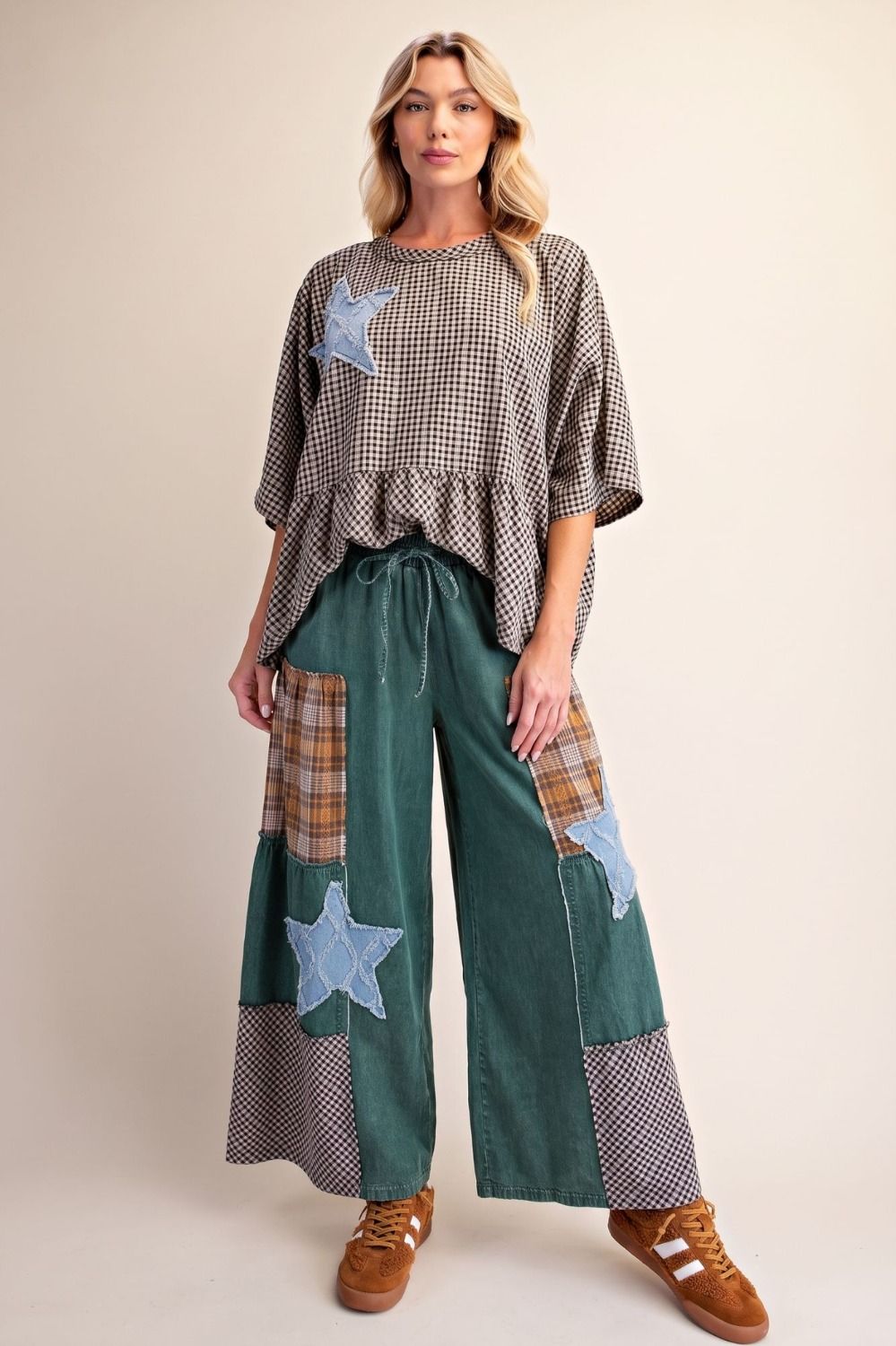 EASEL STAR PATCH FEATURED WASHED SET