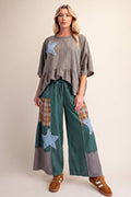 EASEL STAR PATCH FEATURED WASHED SET