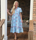 Umgee embroidered midi dress