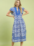 Umgee collared midi dresses