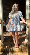 Entro dainty floral tiered dress