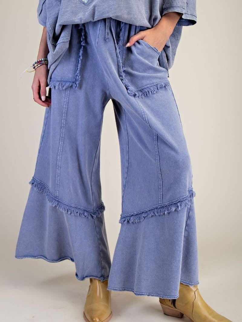 Easel drawstring knit pants