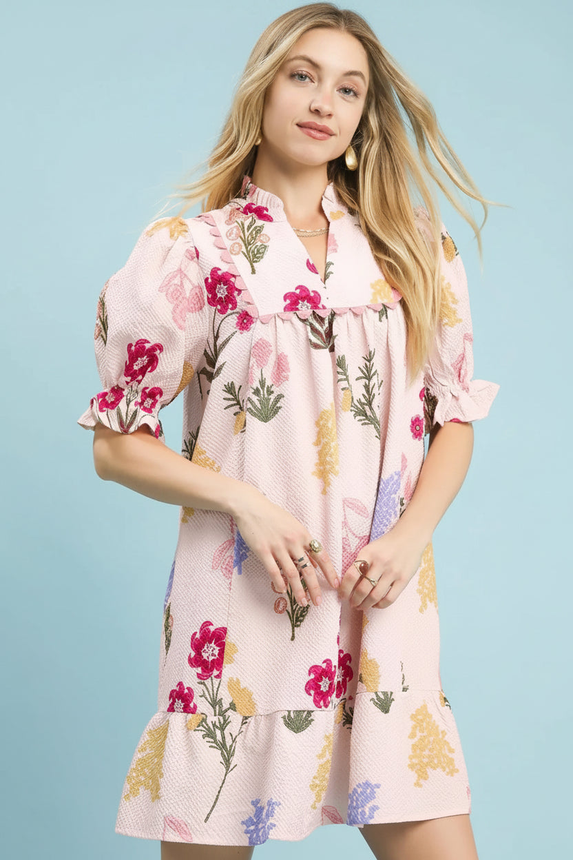 Umgee textured floral dresses